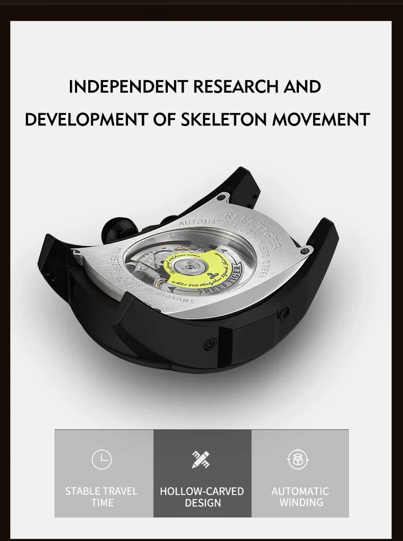 Montre phare de luxe à tourbillon Sapphire Wave