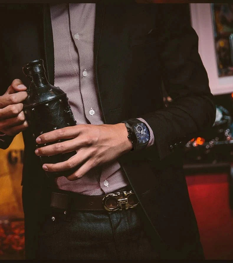 Montre phare de luxe à tourbillon Sapphire Wave