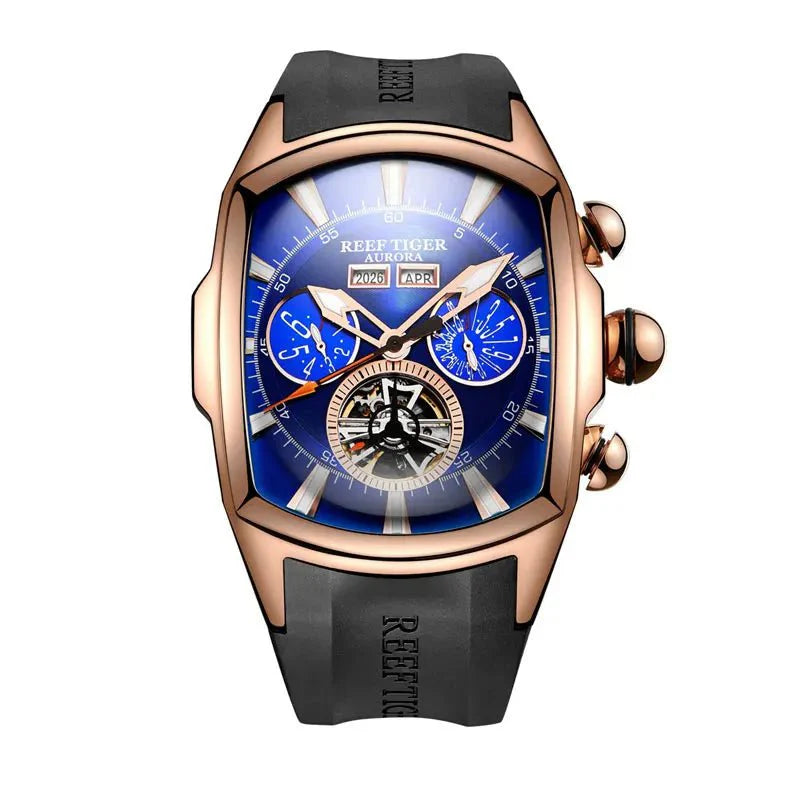 Montre phare de luxe à tourbillon Sapphire Wave