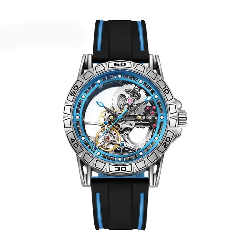 Shark & Sapphire Luminary Skeleton Automatic