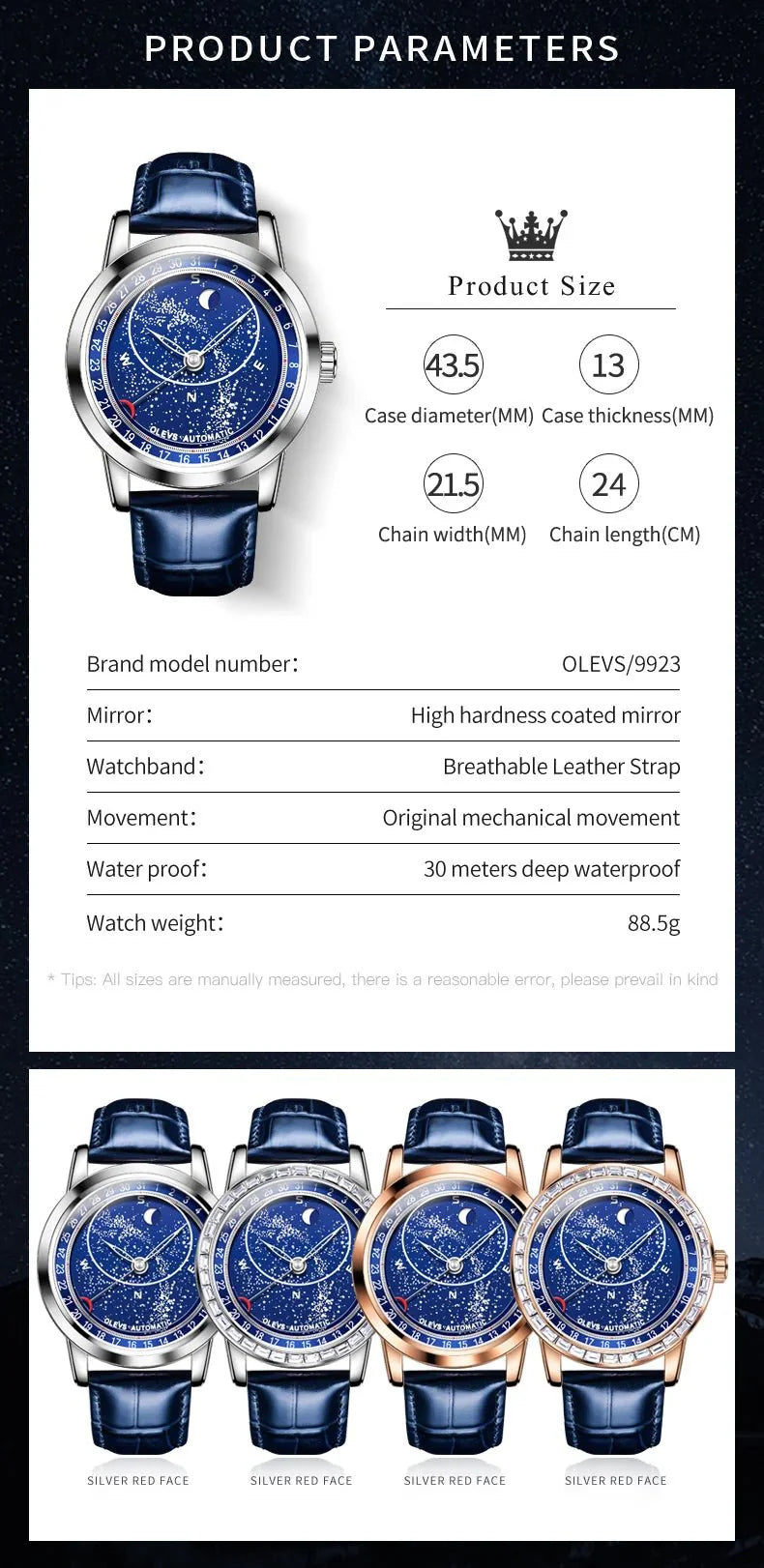 Diamantová nebeská obežná dráha Automatic