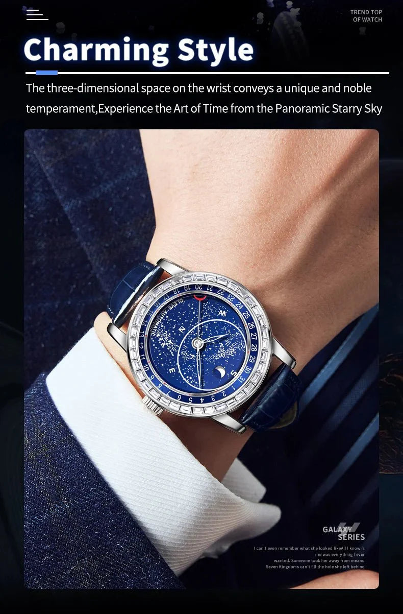 Diamantová nebeská obežná dráha Automatic